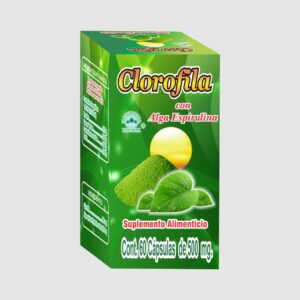 clorofila con alga espirulina cont. net. 60 cápsulas